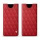 Samsung Galaxy Note9 leather pouch - Rouge troupelenc - Couture
