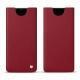 Samsung Galaxy Note9 leather pouch - Rouge passion