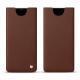 Samsung Galaxy Note9 leather pouch - Marron délicat