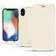 Lederschutzhülle Apple iPhone Xs Max - Blanc PU