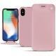 Apple iPhone Xs Max leather case - Rose ( Nappa - Pantone 2365C ) 