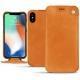 Funda de piel Apple iPhone Xs Max - Mandarine vintage ( Pantone 165C ) 