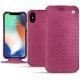 Funda de piel Apple iPhone Xs Max - Serpent ciclamino