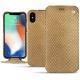 Lederschutzhülle Apple iPhone Xs Max - Serpent sabbia
