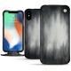 Funda de piel Apple iPhone Xs Max - Gris Patine