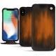 Funda de piel Apple iPhone Xs Max - Marron Patine