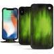 Funda de piel Apple iPhone Xs Max - Vert Patine