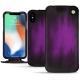 Housse cuir Apple iPhone Xs Max - Violet Patine
