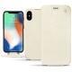 Housse cuir Apple iPhone Xs Max - Blanc escumo