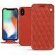 Housse cuir Apple iPhone Xs Max - Arange clouquié - Couture