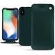 硬质真皮保护套 Apple iPhone Xs Max - Vert séduisant