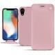Housse cuir Apple iPhone Xr - Rose ( Nappa - Pantone 2365C ) 