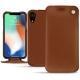 Capa em pele Apple iPhone Xr - Marron ( Nappa - Pantone 1615C ) 