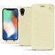 Capa em pele Apple iPhone Xr - Ivoire ( Sleek P C12 - White ) 