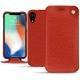 レザーケース Apple iPhone Xr - Papaye ( Pantone 180C ) 