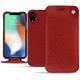 Lederschutzhülle Apple iPhone Xr - Tomate ( Pantone 187C ) 
