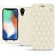 Funda de piel Apple iPhone Xr - Blanc - Couture ( Bologna - White ) 