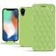 Funda de piel Apple iPhone Xr - Vert olive - Couture ( Nappa - Pantone 578U ) 