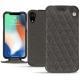 Capa em pele Apple iPhone Xr - Anthracite - Couture ( Pantone 424C ) 