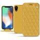 Capa em pele Apple iPhone Xr - Mimosa - Couture ( Pantone 141C ) 