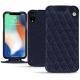 レザーケース Apple iPhone Xr - Cobalt - Couture ( Pantone 2766C ) 