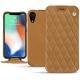 Funda de piel Apple iPhone Xr - Castan esparciate - Couture