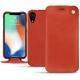 Capa em pele Apple iPhone Xr - Arange clouquié