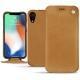 Housse cuir Apple iPhone Xr - Castan esparciate
