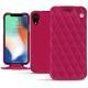 Funda de piel Apple iPhone Xr - Rose fluo - Couture
