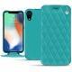 Funda de piel Apple iPhone Xr - Bleu fluo - Couture
