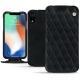 Lederschutzhülle Apple iPhone Xr - Dark vintage - Couture