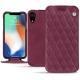レザーケース Apple iPhone Xr - Prune vintage - Couture