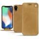 Custodia in pelle Apple iPhone Xr - Sable vintage ( Roughtcut - Gaucho#57254 ) 