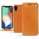 Funda de piel Apple iPhone Xr - Mandarine vintage ( Pantone 165C ) 
