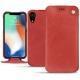 Lederschutzhülle Apple iPhone Xr - Cerise vintage ( Pantone 185C ) 