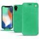 Lederschutzhülle Apple iPhone Xr - Menthe vintage ( Pantone 562C ) 