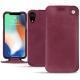 Funda de piel Apple iPhone Xr - Prune vintage ( Pantone 512C ) 