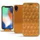 Funda de piel Apple iPhone Xr - Or Maïa - Couture