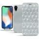 レザーケース Apple iPhone Xr - Platinium - Couture