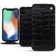 レザーケース Apple iPhone Xr - Crocodile nero