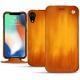 Custodia in pelle Apple iPhone Xr - Orange Patine