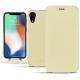 レザーケース Apple iPhone Xr - Beige PU
