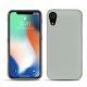 Funda de piel Apple iPhone Xr - Gris ( Nappa - Pantone W428C ) 