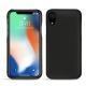 Lederschutzhülle Apple iPhone Xr - Noir ( Nappa - Black ) 