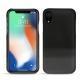 レザーケース Apple iPhone Xr - Onyx ( Black ) 