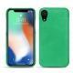 レザーケース Apple iPhone Xr - Menthe vintage ( Pantone 562C ) 