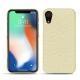 Lederschutzhülle Apple iPhone Xr - Ivoire ( Sleek P C12 - White ) 