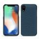 レザーケース Apple iPhone Xr - Indigo ( Pantone 303U ) 