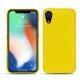 Funda de piel Apple iPhone Xr - Jaune fluo