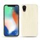 レザーケース Apple iPhone Xr - Crocodile milk